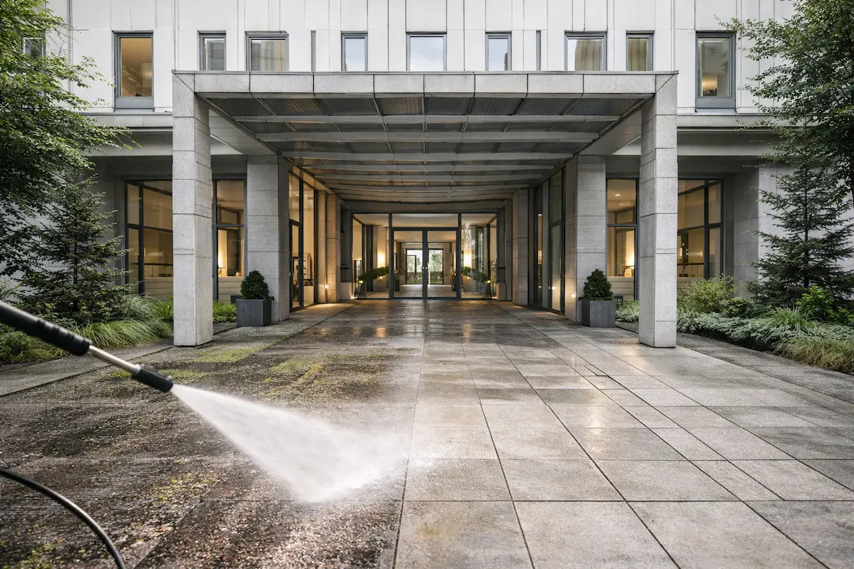 Nettoyage extérieur immeuble et copropriété en Suisse romande