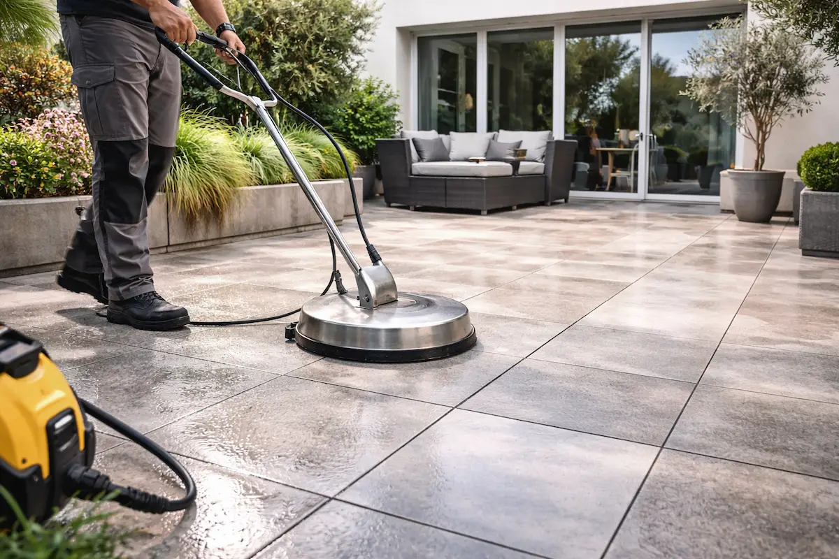 Nettoyage professionnel terrasse en Suisse romande