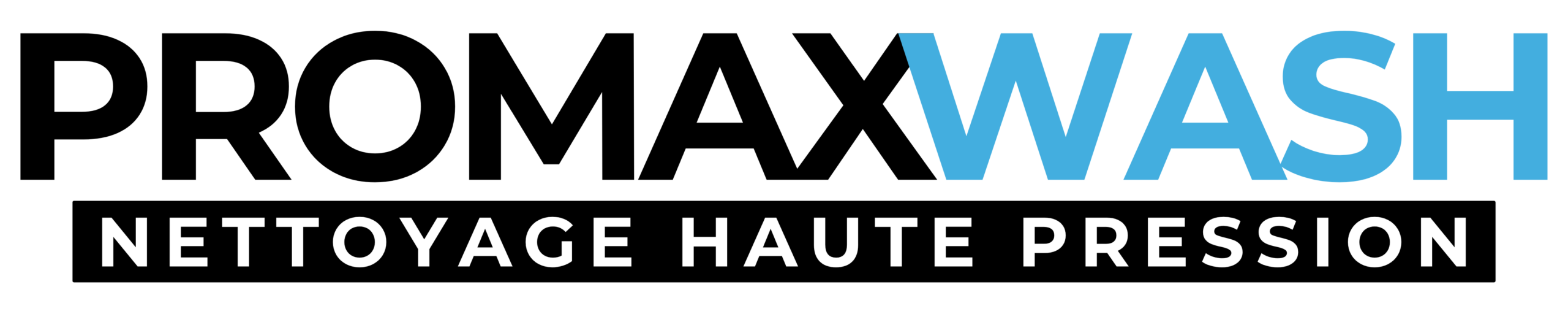 Logo PROMAXWASH – nettoyage extérieur professionnel à Nyon, Genève et Lausanne